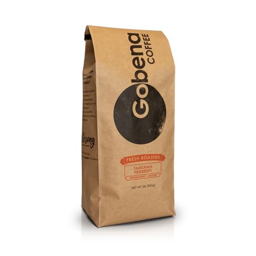 Coffee 2lb Tanzanian Peaberry Ground Medium Roast (32 Ounce)