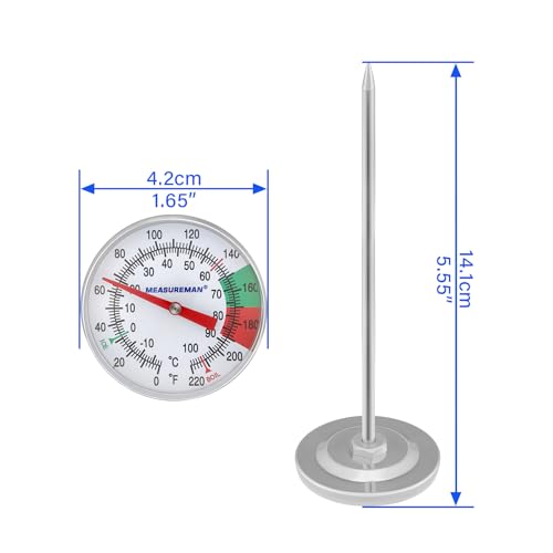 Instand Read 2” Dial 0~220℉ (4 Count)