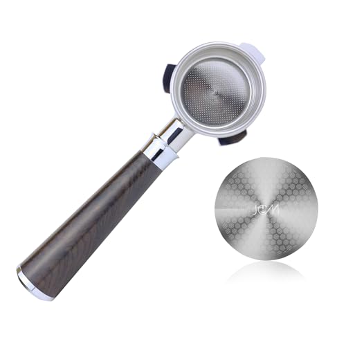 54mm Bottomless Portafilter for Breville Espresso Machines with 18g Filter Basket & 53.35mm Espresso Puck Screen