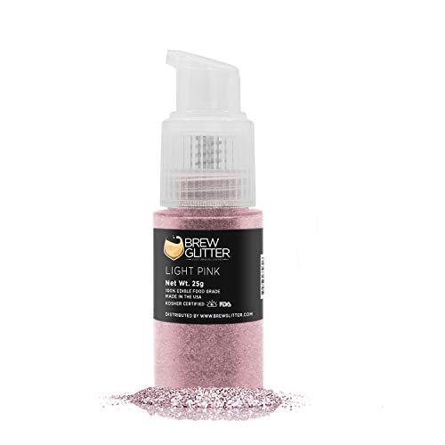 s Light Pink Brew Glitter Spray Pump