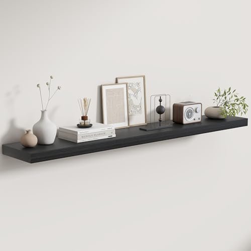 Rustic Real Wood Floating Shelves