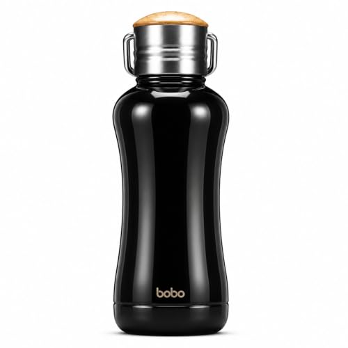Mini Insulated Water Bottle With Bamboo Lid