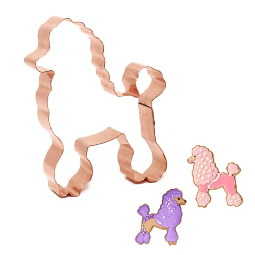 Poodle Cookie Cutter 4.25 Inch Made in USA