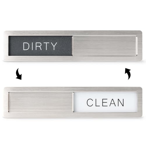 KitchenTour Dishwasher Magnet Clean Dirty Sign
