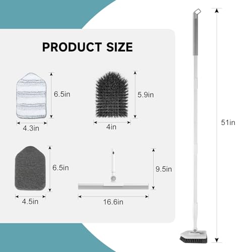 Shower Scrubber with Long Handle