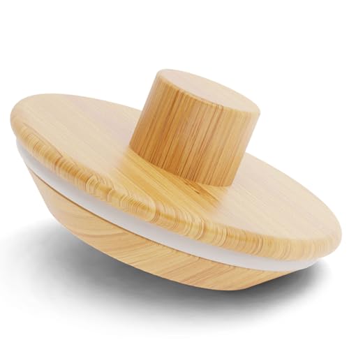 Pour Over Lid for Chemex Coffee Maker Bamboo Heat Retaining Cover