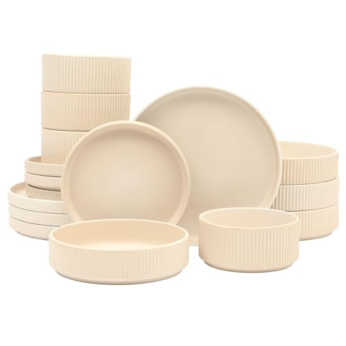 Deerfield 16 Piece Stoneware Dinnerware Set
