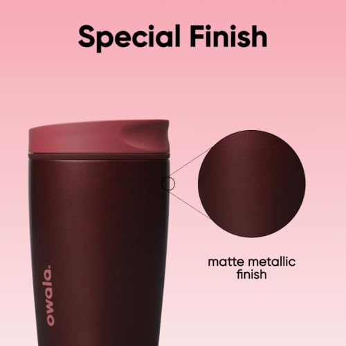 SmoothSip Slider Insulated Stainless Steel Coffee Tumbler