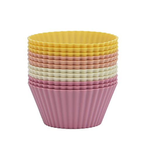 Large Silicone Muffin Cups (12 Count)
