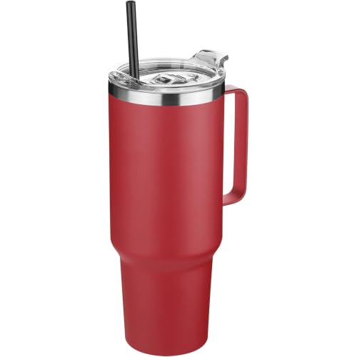 40 oz Stainless Steel Tumbler with Handle