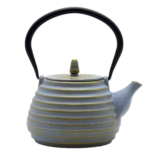 33.8oz Cast Iron Teapot for Stovetop