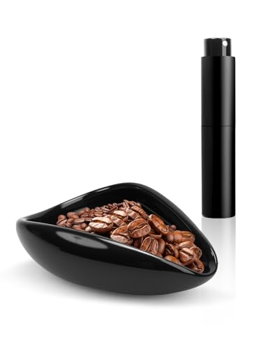 Ceramic Coffee Bean Dosing Tray & Aluminum Glass Spray Bottle