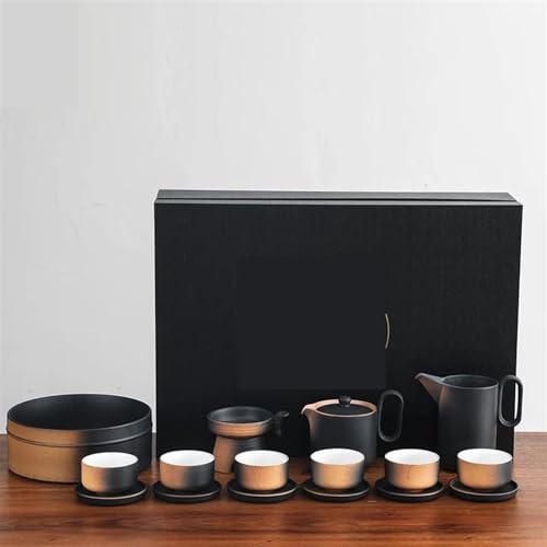 Tea Sets Teaware Kung Fu Tea Set Gift Box Ceramic Teapot Tea Cup Vintage Luxury Chinese Tea Service Set Porcelain Home Items Travel Tea Set Teapot