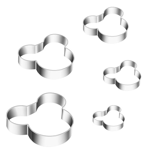 Mouse Cookie Cutters Stainless Steel