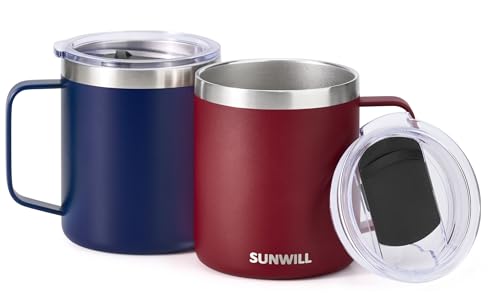 Travel Coffee Mug Set of 2 (2 Count)