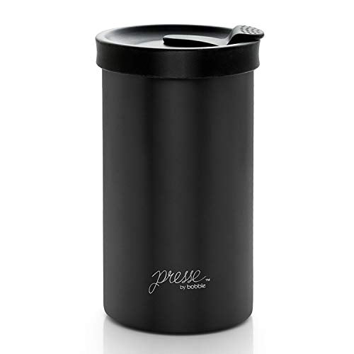 PRESSE by Bobble French Coffee Press Insulated Travel Tumbler 13 oz Black