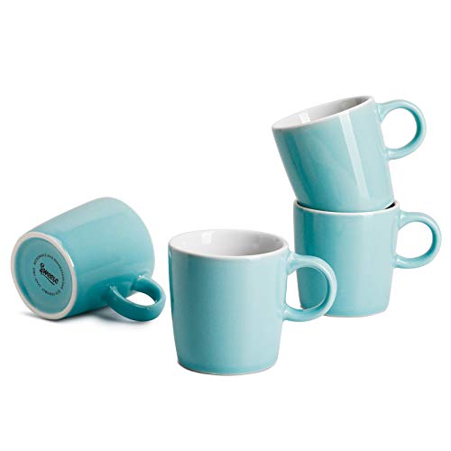 3.5oz Porcelain Espresso Cups Set of 4 (4 Count)