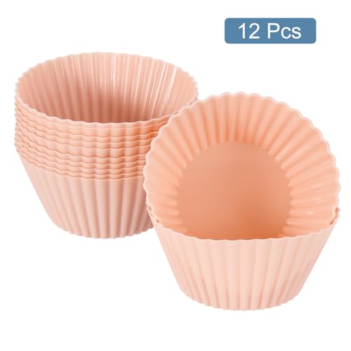 12Pcs Silicone Cupcake Liners