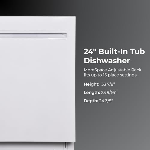 24" Built In Dishwasher