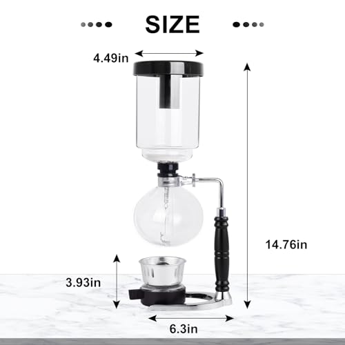 Siphon Syphon Coffee Maker Tabletop Glass Siphon Pot Glass Technica Siphon Vacuum Coffee Maker