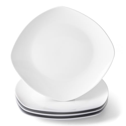 10" Square Dinner Plates Set of 4 (4 Count)
