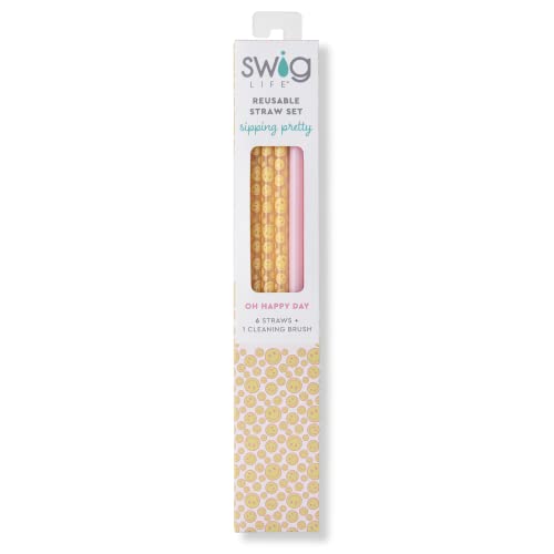 Reusable Straw Set with Cleaning Brush