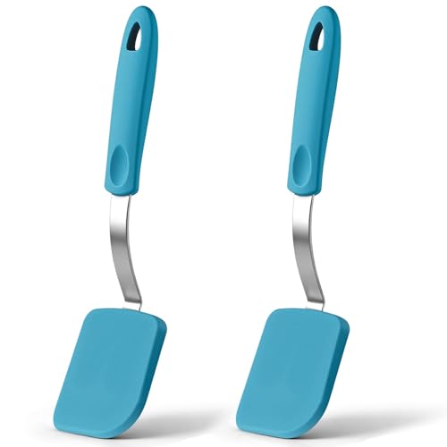 2 Pcs Mini Silicone Cookie Brownie Spatula (2 Count)
