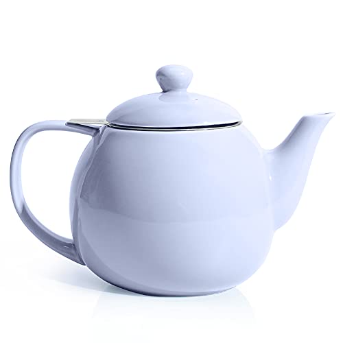 Teapot Porcelain Tea Pot with Stainless Steel Infuser
