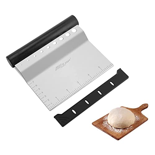 Bench Scraper & Chopper with Herb Stripper