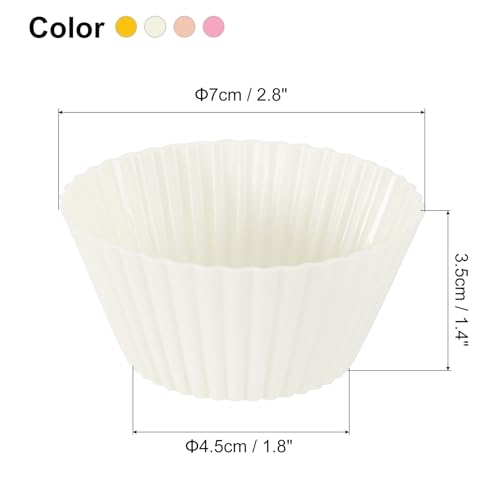 24Pcs Silicone Cupcake Liners