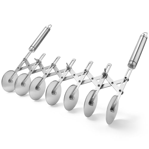7 Wheel Pastry Cutter with Handle