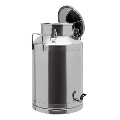 Stainless Steel Milk Bucket With Faucet