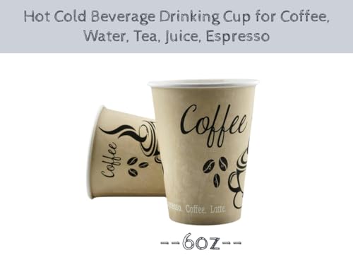 Disposable Coffee Cups (100 Count)