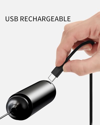 Rechargeable Milk Frother Handheld with Stand
