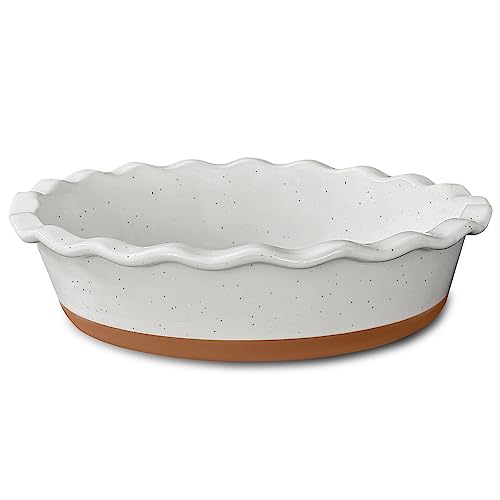 Mora Ceramic Deep Fluted Pie Dish for Baking