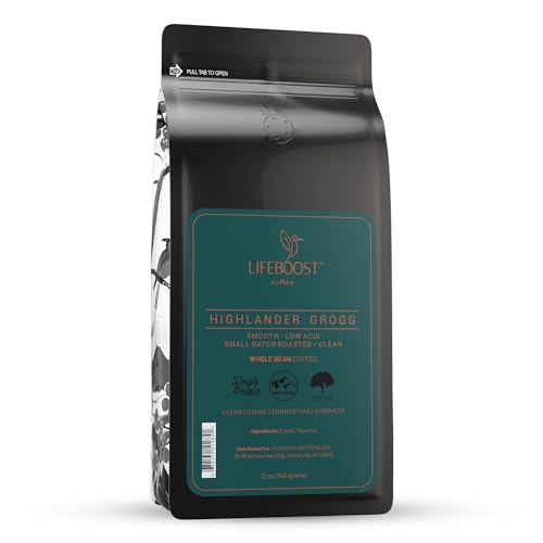 Highlander Grogg Whole Bean Coffee (12 Ounce)