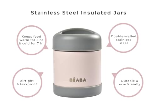 Beaba Stainless Steel Insulated Food Jar 10 oz