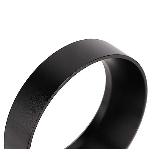Dosing Rings Aluminum Coffee Powder Dosing Rings Funnel with Magnetic Replacement Coffee Maker Accessory Black