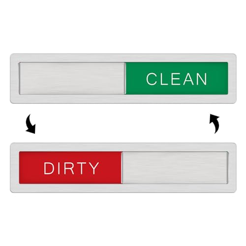 KitchenTour Dishwasher Magnet Clean Dirty Sign