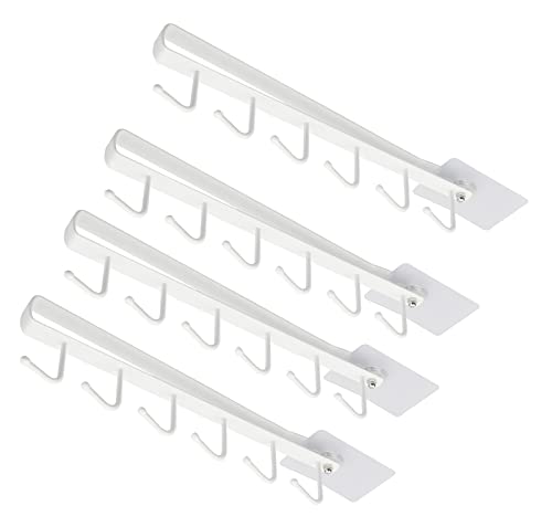 Mug Cups Cabinet Mug Hooks Kitchen Storage Hanging Hooks (4 Count)
