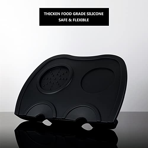 Coffee Tamper Mat Silicone Corner Tamping Mat
