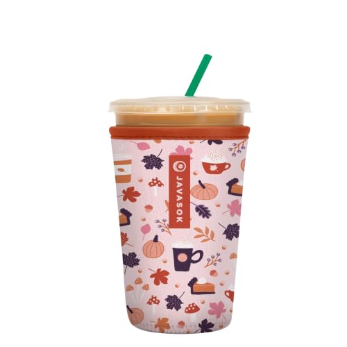 JavaSok Iced Coffee & Cold Soda Insulated Neoprene Cup Sleeve