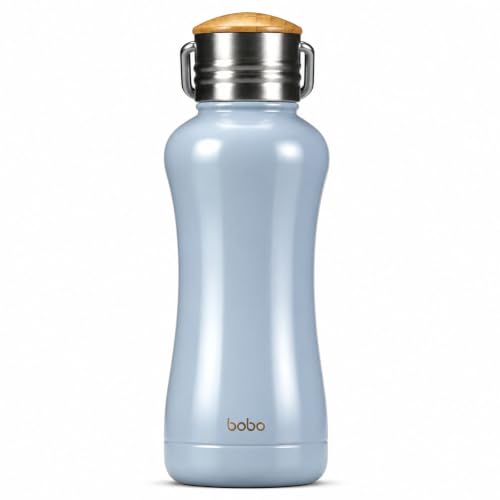 Mini Vacuum Insulated Water Bottle With Bamboo Lid