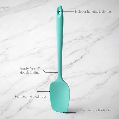 600ºF Heat Resistant Silicone Spatula Spoonula Set of 2