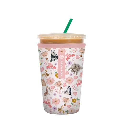JavaSok Iced Coffee & Cold Soda Insulated Neoprene Cup Sleeve