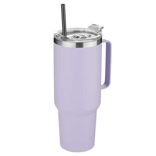 40 oz Stainless Steel Tumbler with Handle