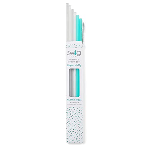 Reusable Straw Set with Cleaning Brush