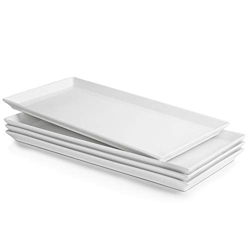 White Serving Platters (4 Count)