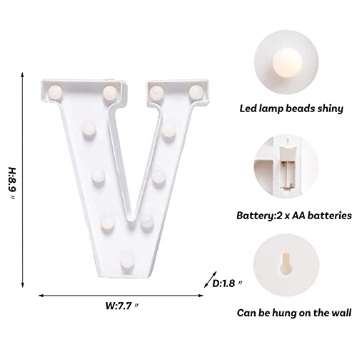 LED Letter Lights Sign Marquee Light Up Letters Sign for Night Light Wedding