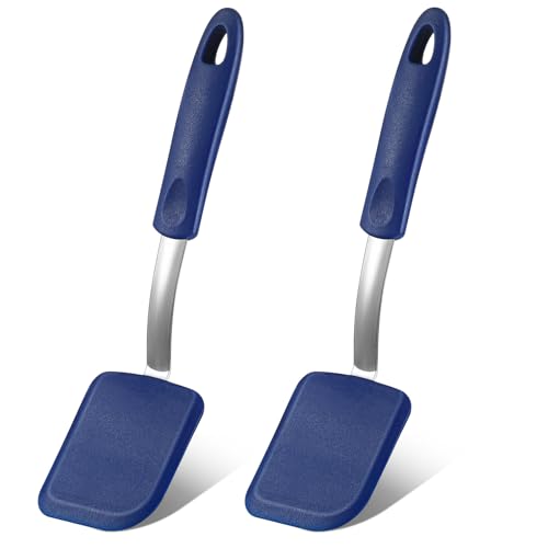 2 Pcs Mini Silicone Cookie Brownie Spatula (2 Count)